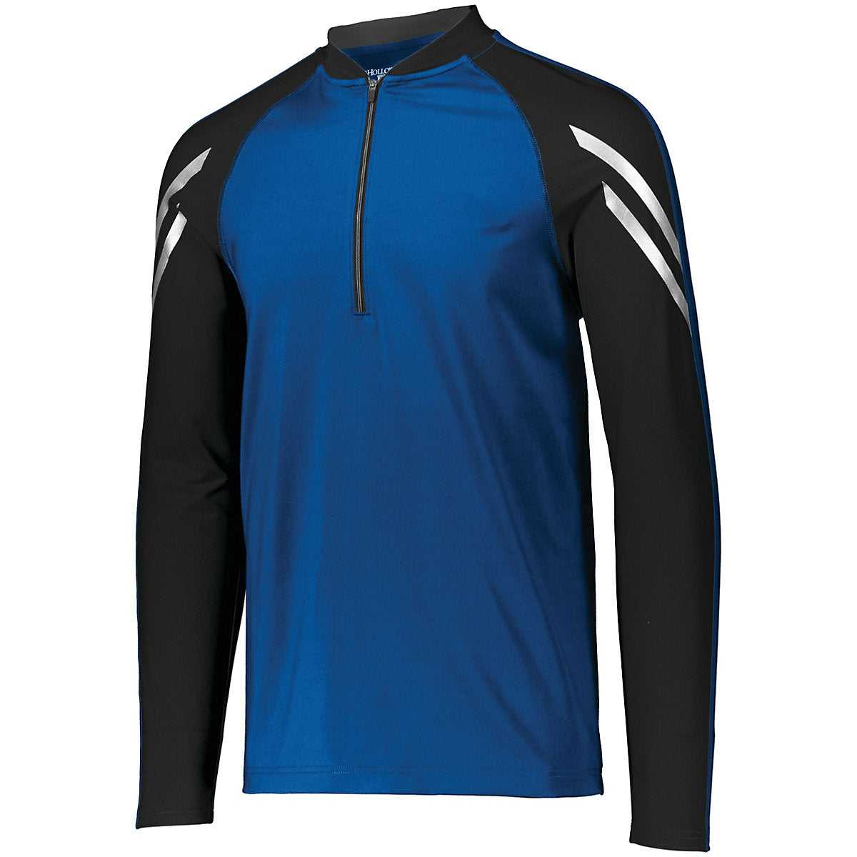Holloway 222502 Flux 1/2 Zip Pullover - Royal Black - HIT a Double