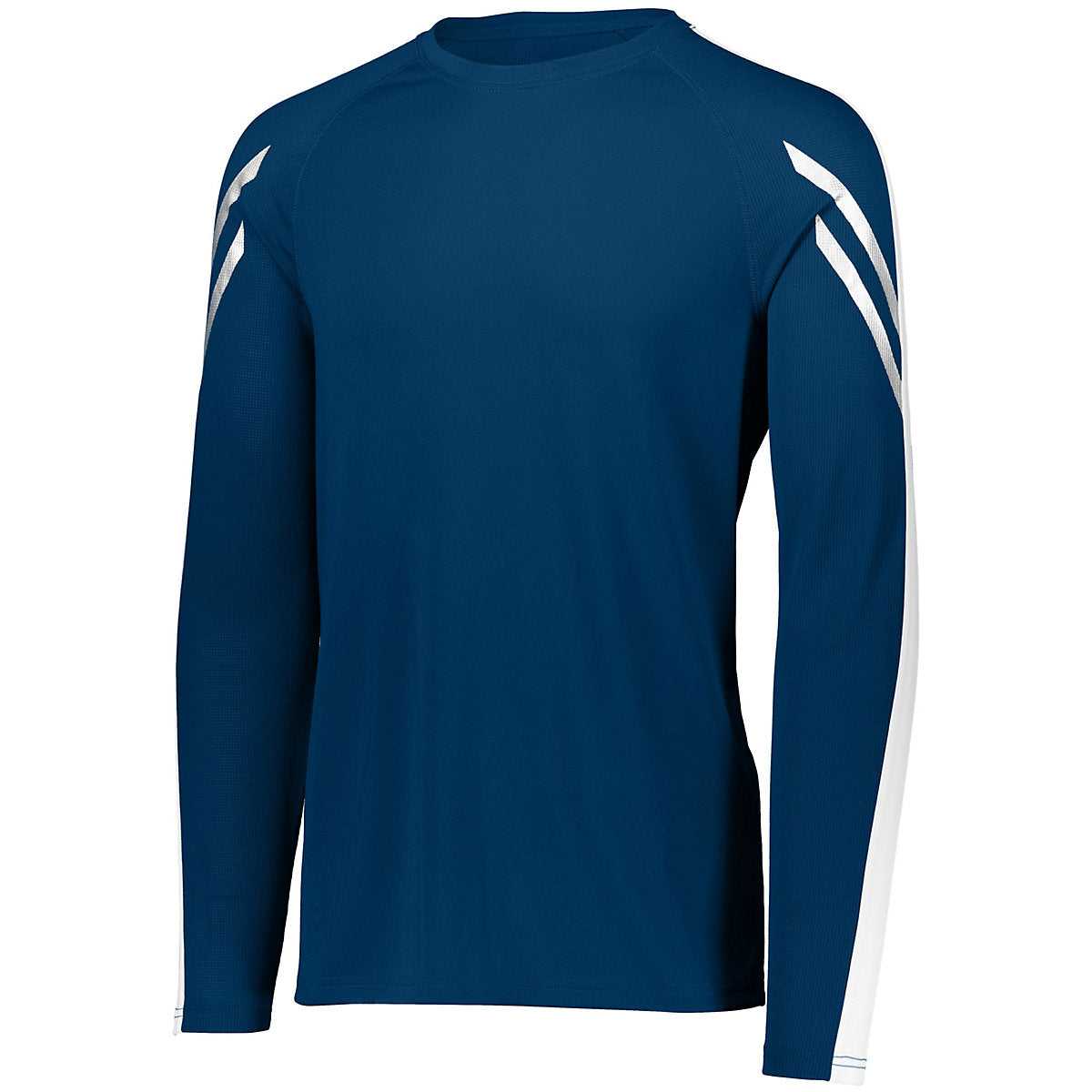 Holloway 222507 Flux Shirt Long Sleeve - Navy White - HIT a Double