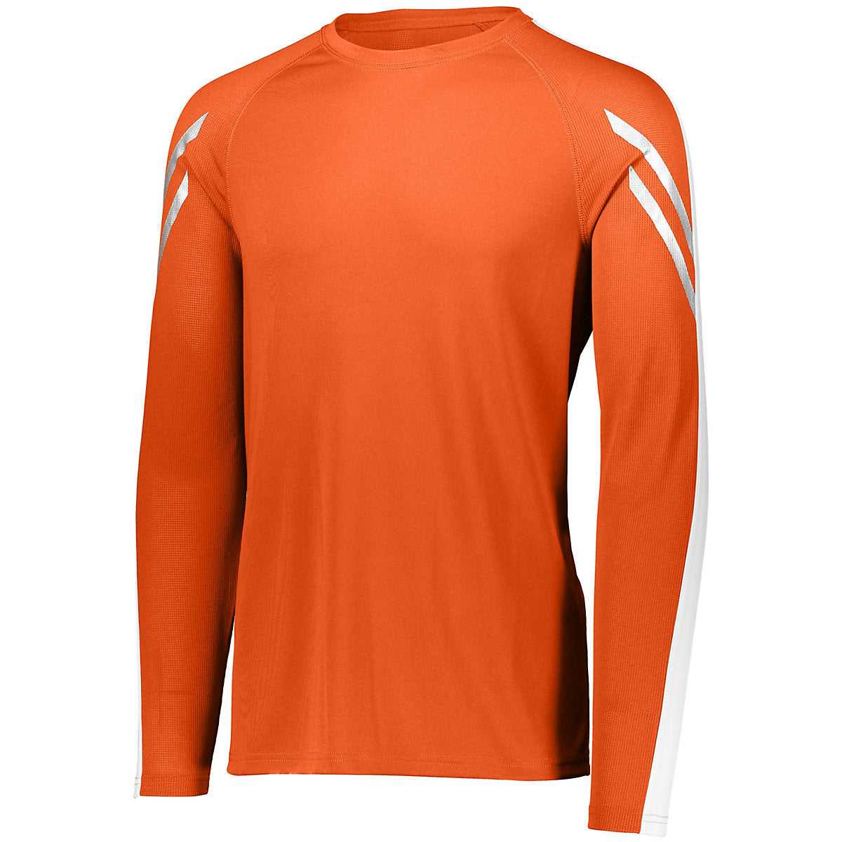 Holloway 222507 Flux Shirt Long Sleeve - Orange White - HIT a Double