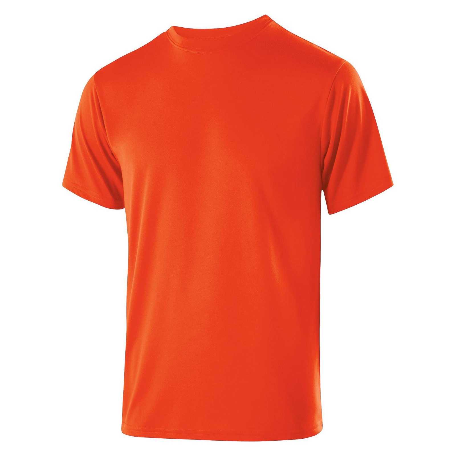 Holloway 222523 Gauge Shirt Short Sleeve - Orange - HIT a Double