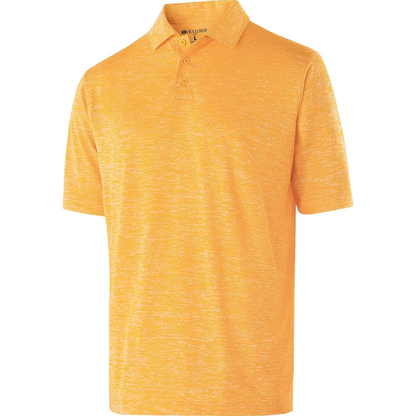 Holloway 222529 Electrify 2.0 Polo - Light Gold Heather - HIT a Double
