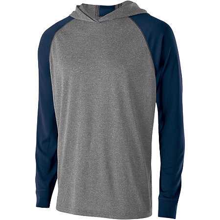 Holloway 222539 Echo Hoodie - Graphite Heather Navy - HIT a Double