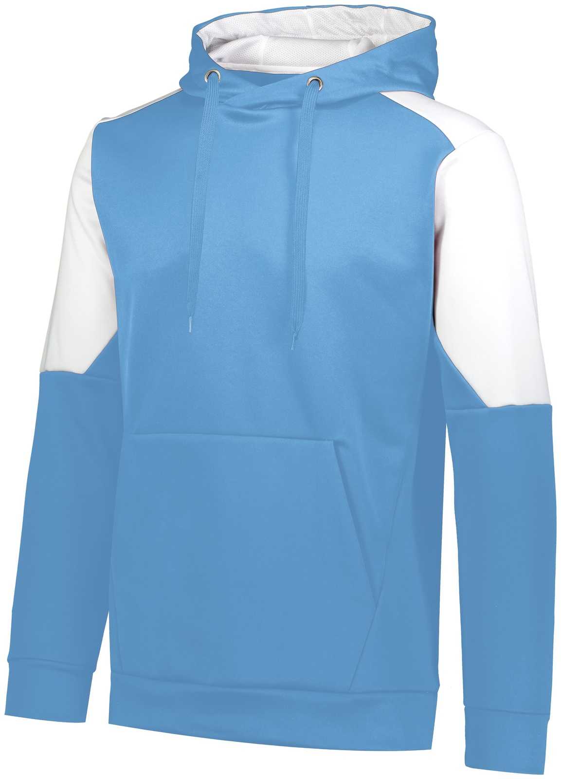 Holloway 222540 Blue Chip Hoodie - Columbia Blue White - HIT a Double
