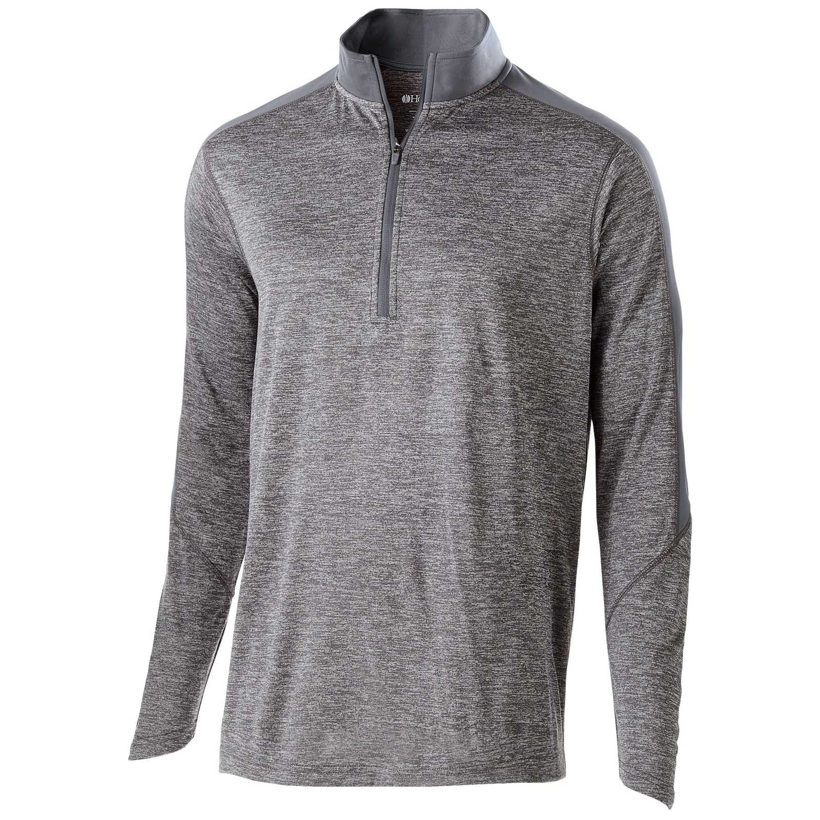 Holloway 222542 Electrify 1/2 Zip Pullover - Graphite Heather Graphite - HIT a Double