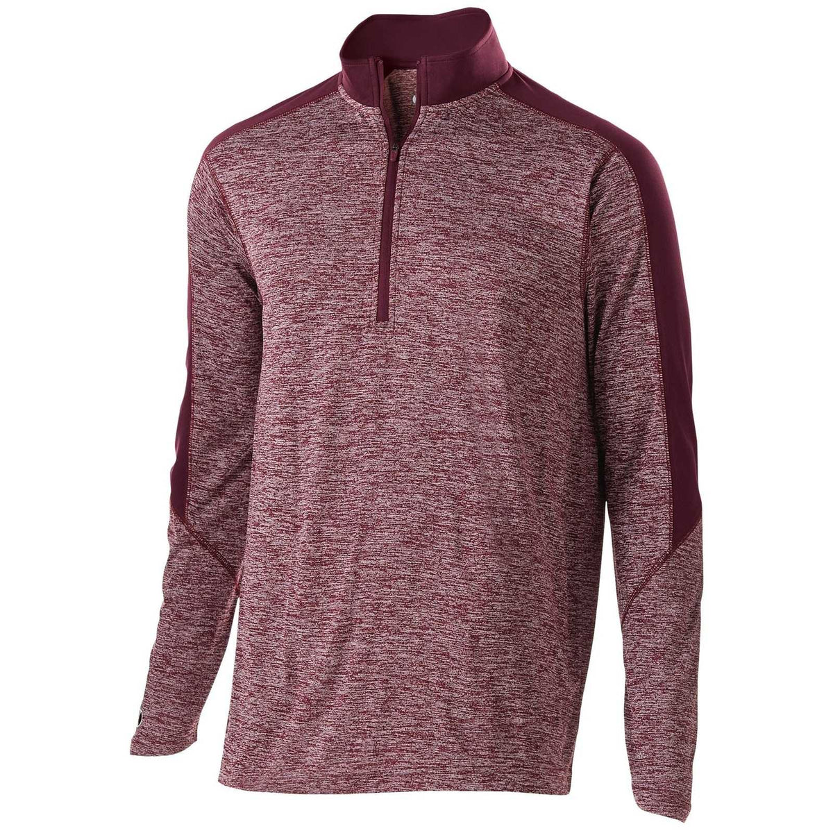 Holloway 222542 Electrify 1/2 Zip Pullover - Maroon Heather Maroon - HIT a Double