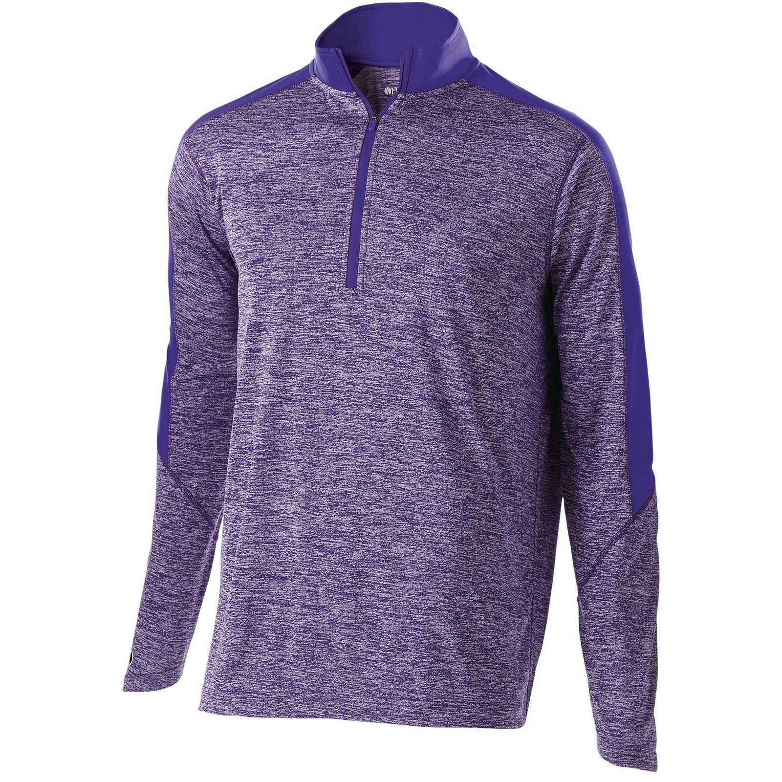 Holloway 222542 Electrify 1/2 Zip Pullover - Purple Heather Purple - HIT a Double