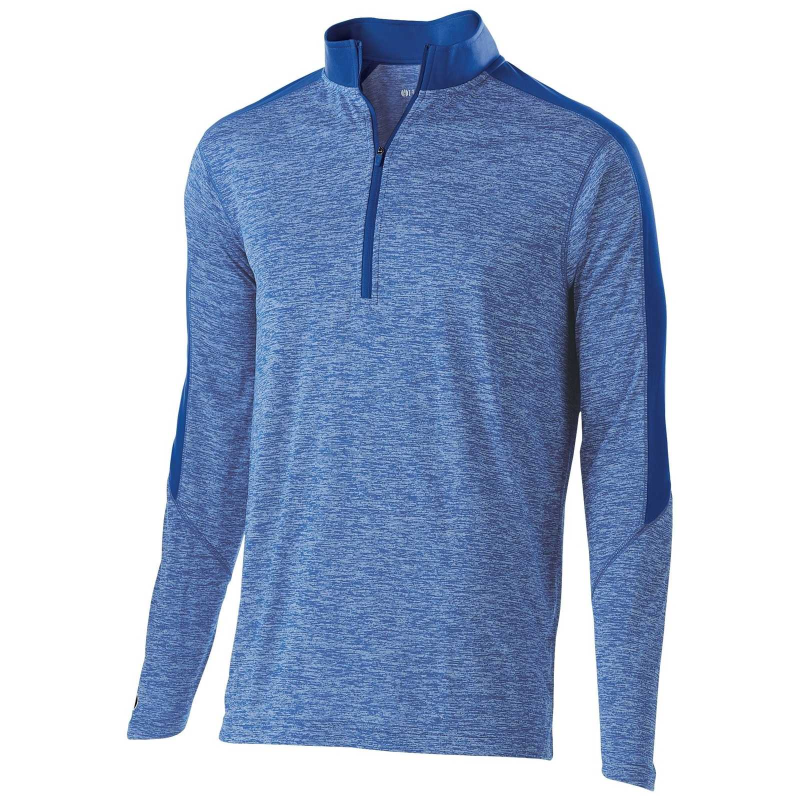 Holloway 222542 Electrify 1/2 Zip Pullover - Royal Heather Royal - HIT a Double