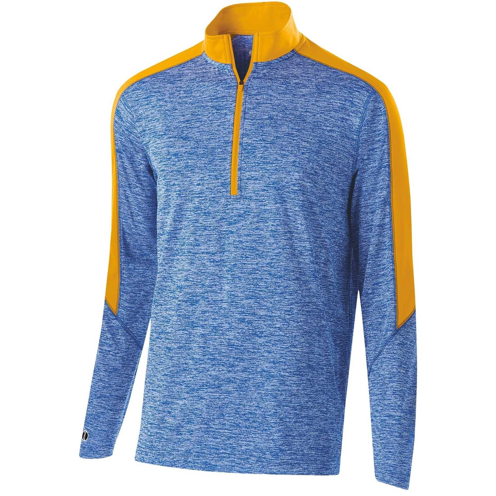 Holloway 222542 Electrify 1/2 Zip Pullover - Royal Heather Light Gold - HIT a Double