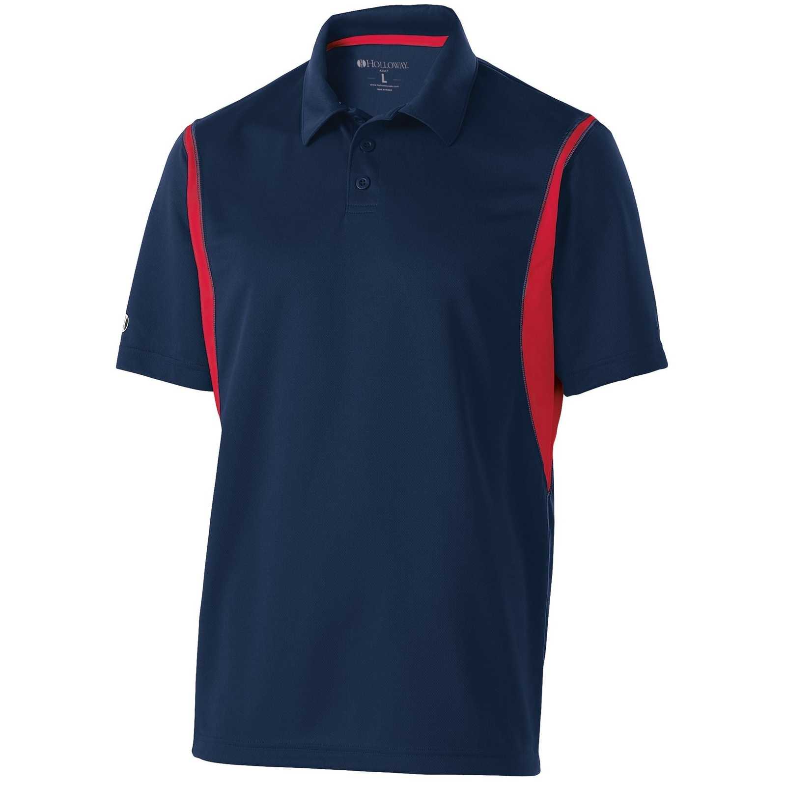 Holloway 222547 Integrate Polo - Navy Scarlet - HIT a Double - 1