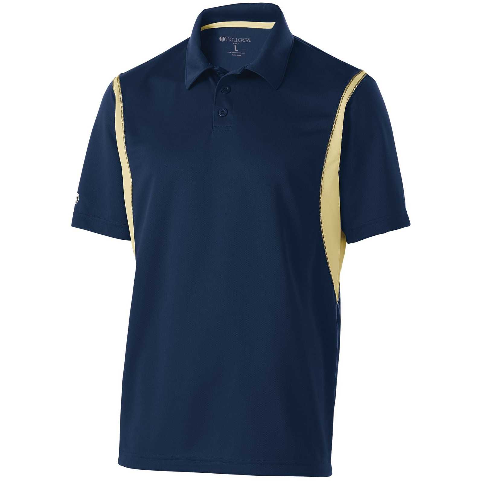 Holloway 222547 Integrate Polo - Navy Vegas Gold - HIT a Double - 1