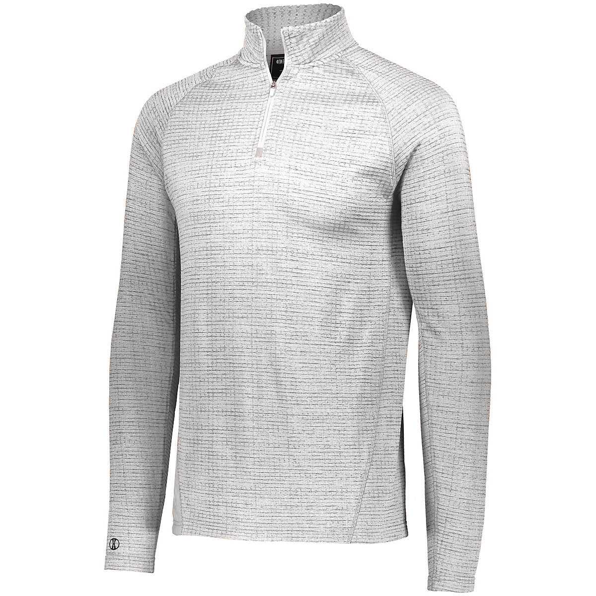 Holloway 222553 3D Regulate Lightweight Pullover - White Heather - HIT a Double