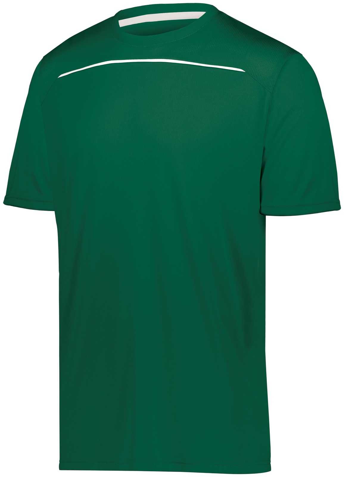 Holloway 222560 Defer Wicking Shirt - Forest White - HIT a Double