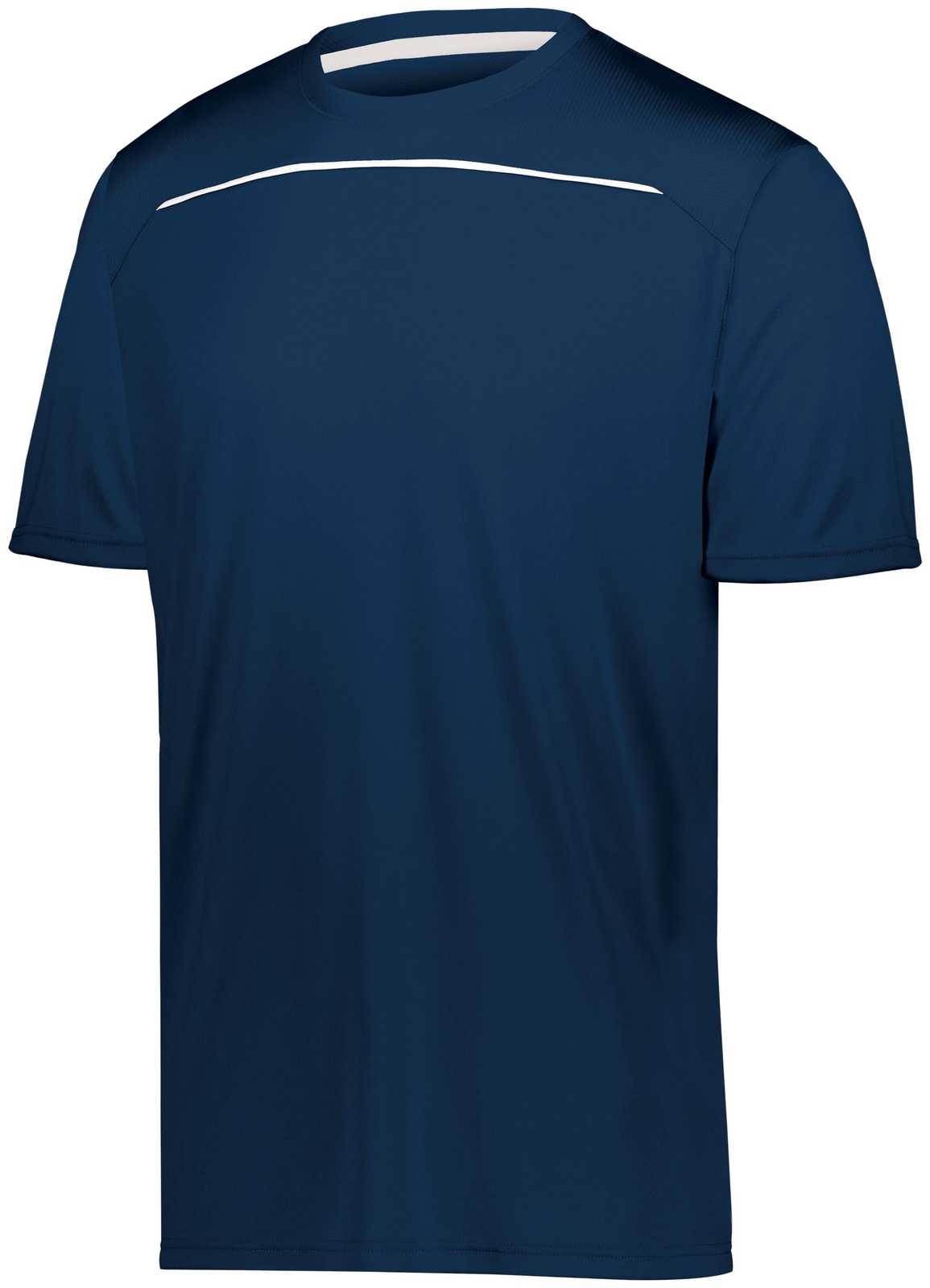 Holloway 222560 Defer Wicking Shirt - Navy White - HIT a Double