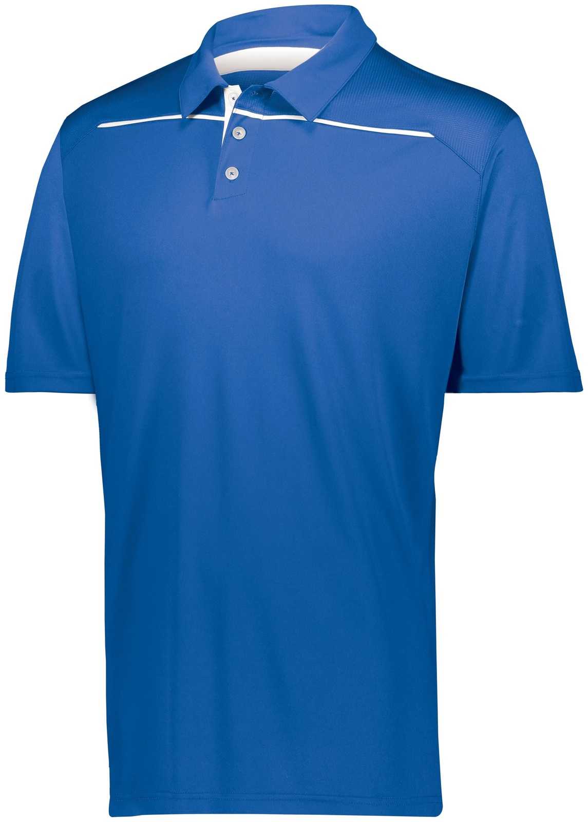 Holloway 222561 Defer Polo - Royal White - HIT a Double