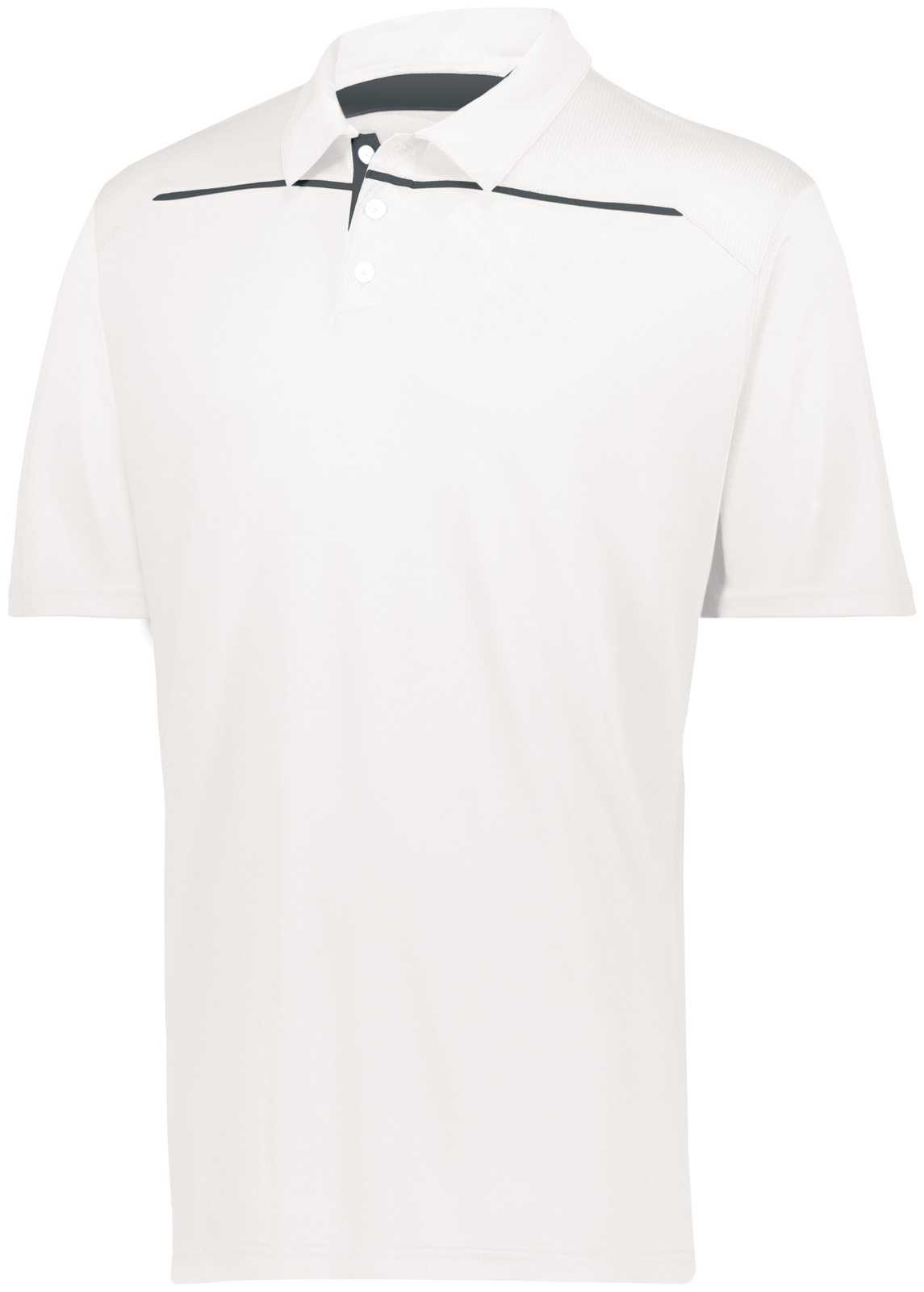 Holloway 222561 Defer Polo - White Graphite - HIT a Double