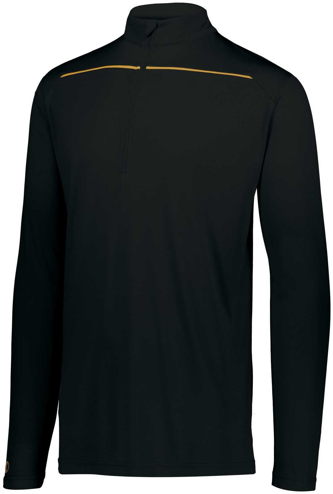 Holloway 222562 Defer Pullover - Black Gold - HIT a Double