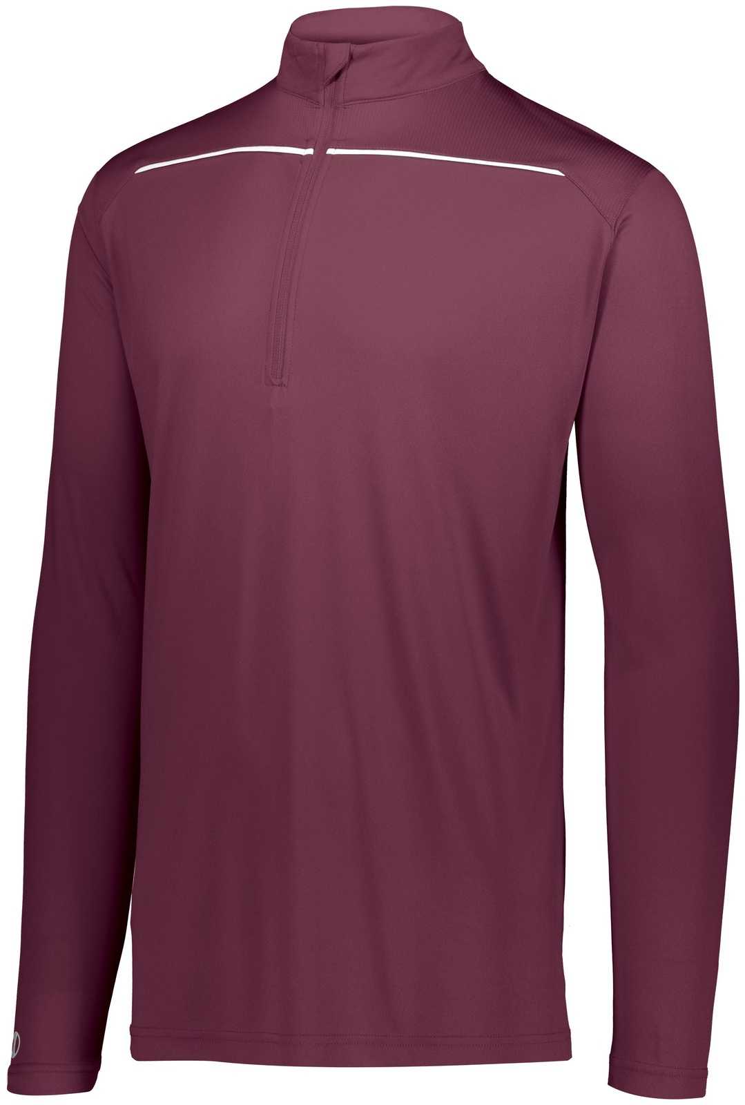 Holloway 222562 Defer Pullover - Maroon White - HIT a Double