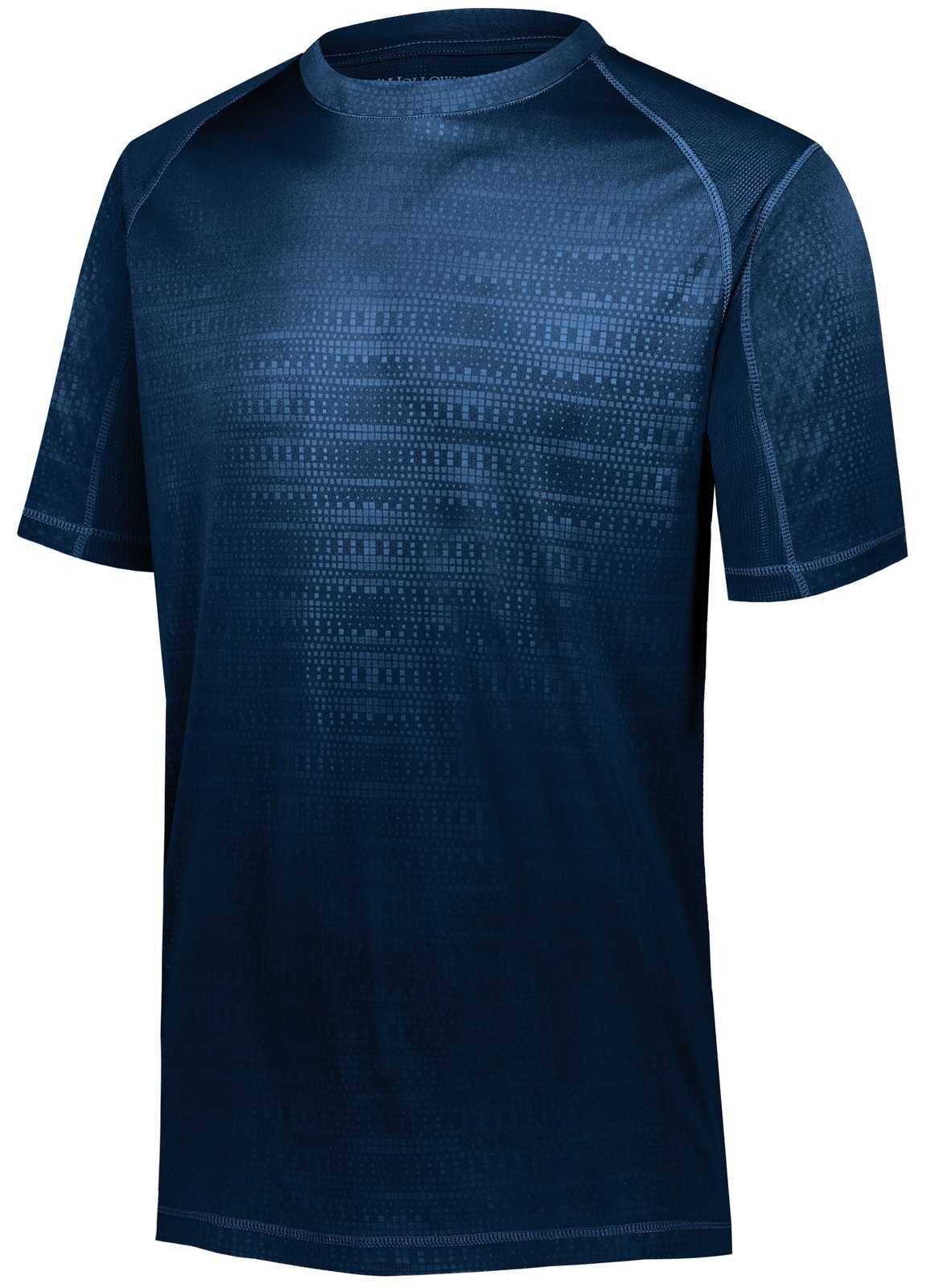 Holloway 222563 Converge Wicking Shirt - Navy - HIT a Double