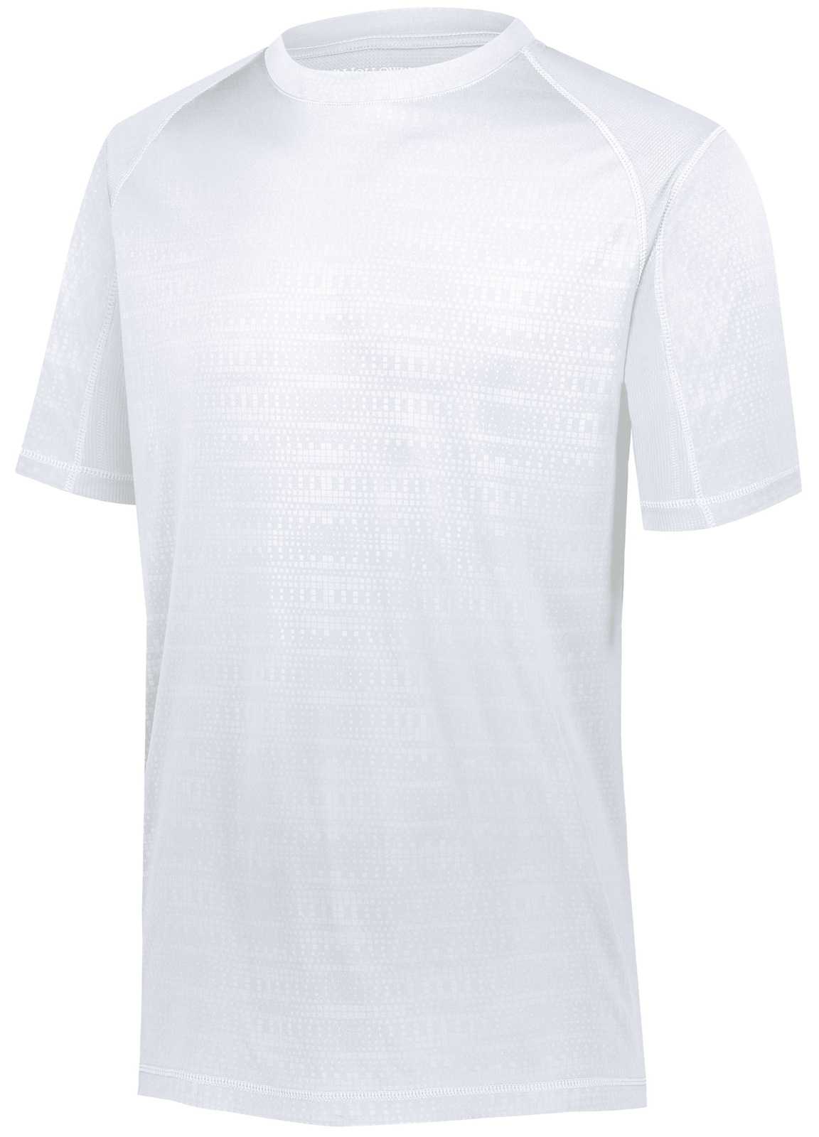 Holloway 222563 Converge Wicking Shirt - White - HIT a Double