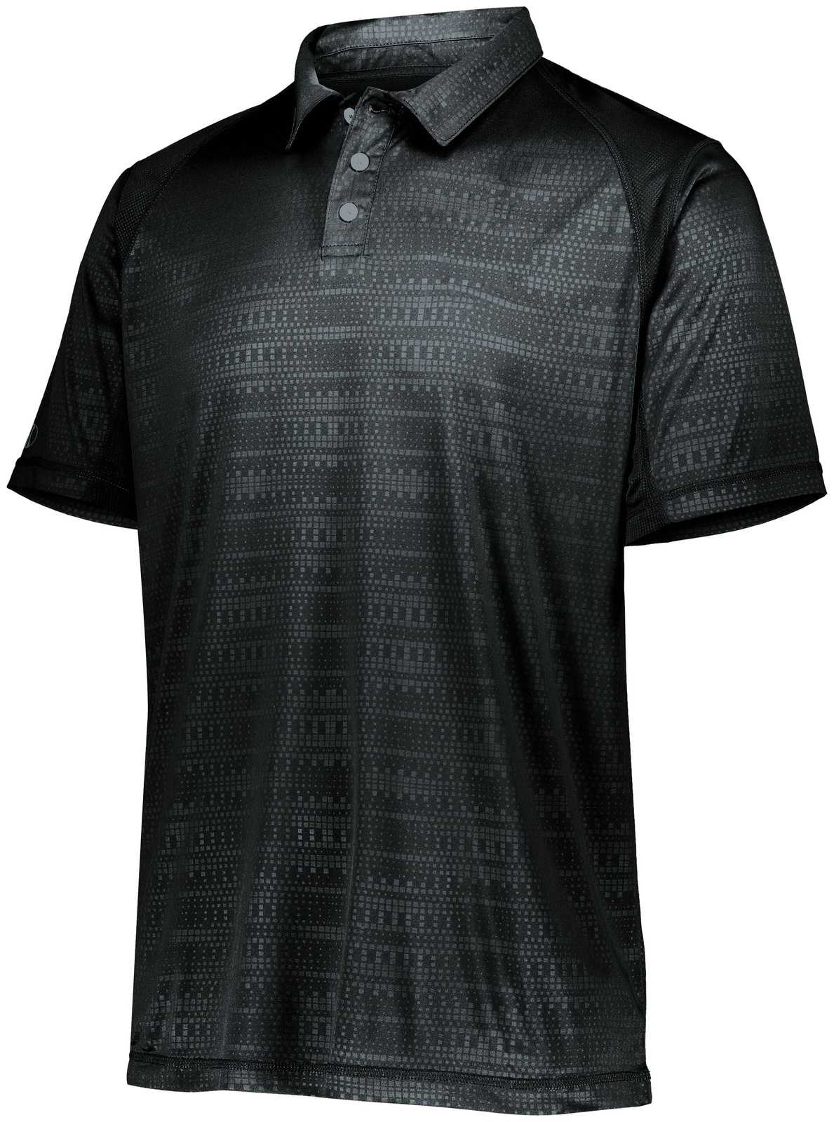 Holloway 222564 Converge Polo - Black - HIT a Double