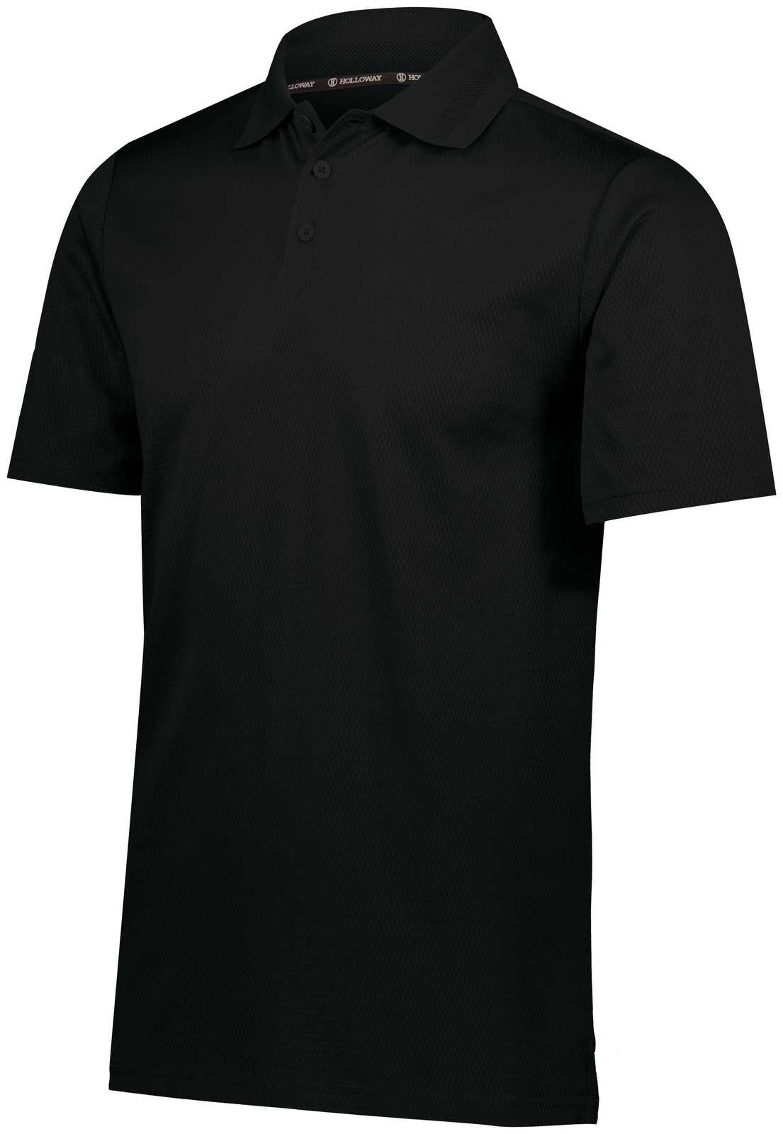 Holloway 222568 Prism Polo - Black - HIT a Double