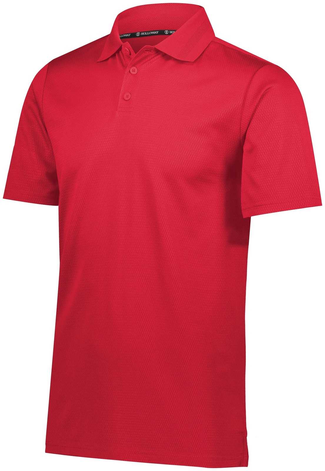 Holloway 222568 Prism Polo - Scarlet - HIT a Double