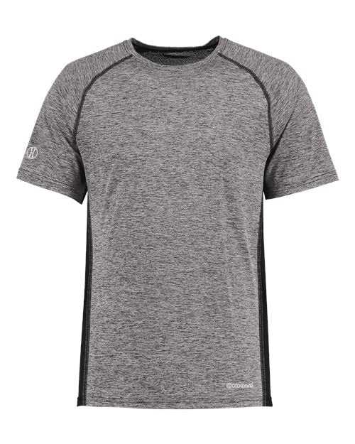 Holloway 222571 Electrify CoolCore T-Shirt - Black Heather - HIT a Double