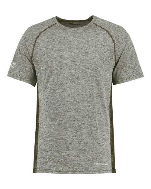 Holloway 222571 Electrify CoolCore T-Shirt - Olive Heather - HIT a Double