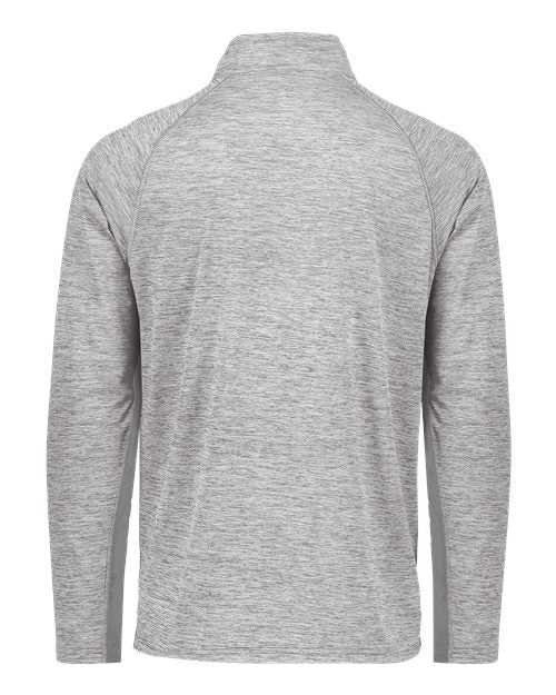 Holloway 222574 Electrify CoolCore Quarter-Zip Pullover - Athletic Gray Heather - HIT a Double