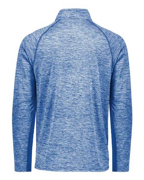 Holloway 222574 Electrify CoolCore Quarter-Zip Pullover - Royal Heather - HIT a Double