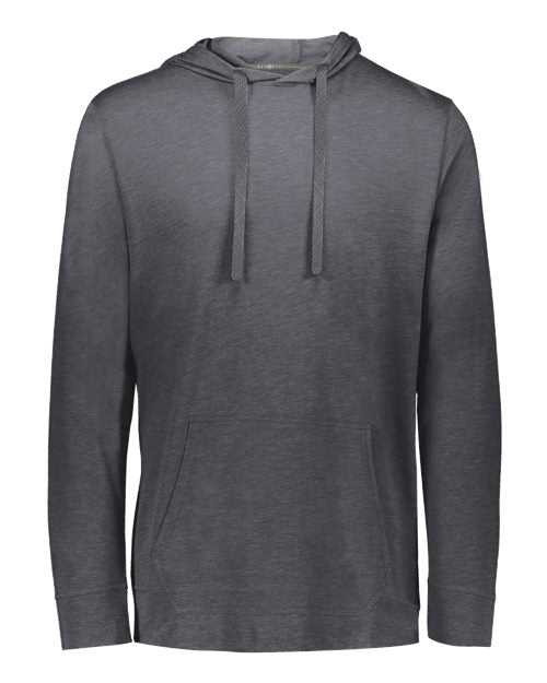 Holloway 222577 Repreve Eco Hooded Sweatshirt - Carbon Heather - HIT a Double