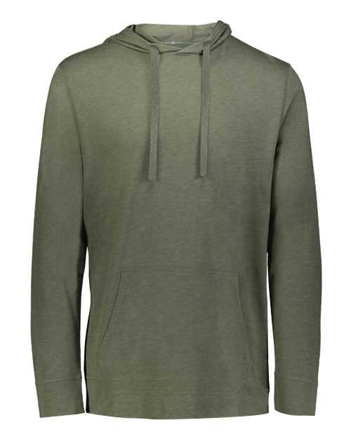 Holloway 222577 Repreve Eco Hooded Sweatshirt - Olive Heather - HIT a Double