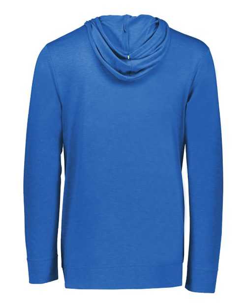 Holloway 222577 Repreve Eco Hooded Sweatshirt - Royal Heather - HIT a Double