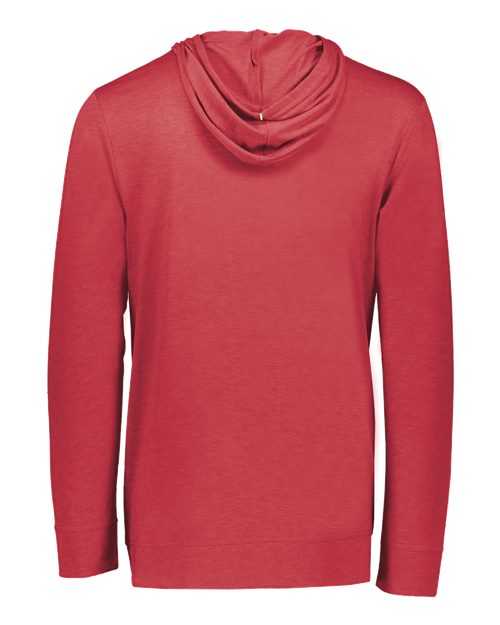 Holloway 222577 Repreve Eco Hooded Sweatshirt - Scarlet Heather - HIT a Double