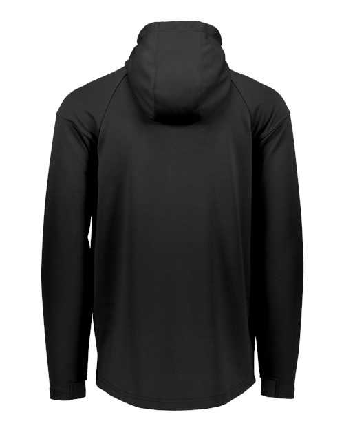 Holloway 222584 Limitless Quarter-Zip Hooded Pullover - Black - HIT a Double
