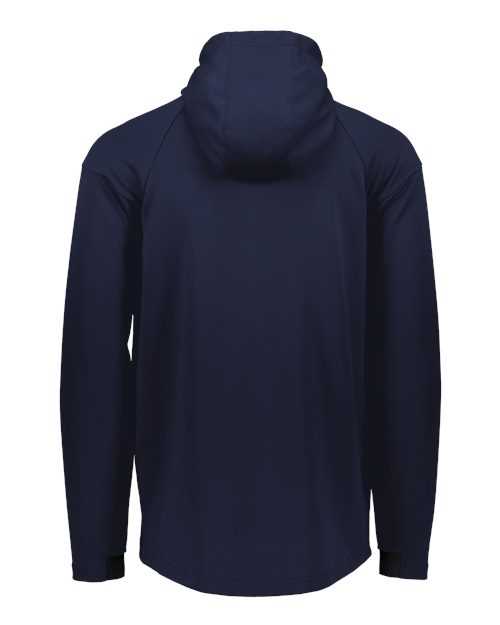 Holloway 222584 Limitless Quarter-Zip Hooded Pullover - Navy - HIT a Double