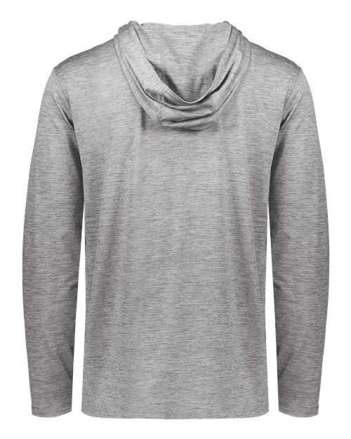 Holloway 222589 Electrify CoolCore Hooded Pullover - Athletic Gray Heather - HIT a Double