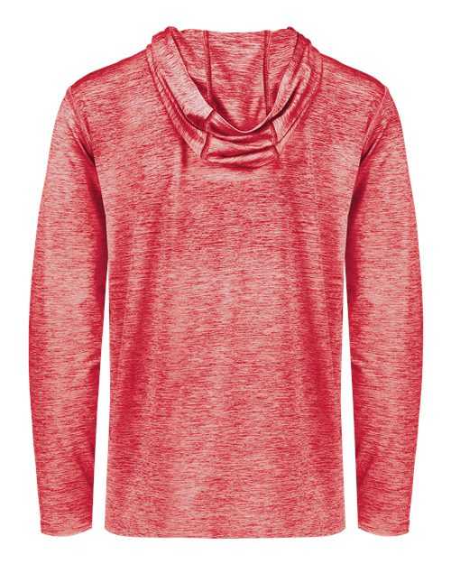 Holloway 222589 Electrify CoolCore Hooded Pullover - Scarlet Heather - HIT a Double