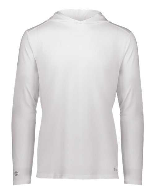 Holloway 222589 Electrify CoolCore Hooded Pullover - White - HIT a Double