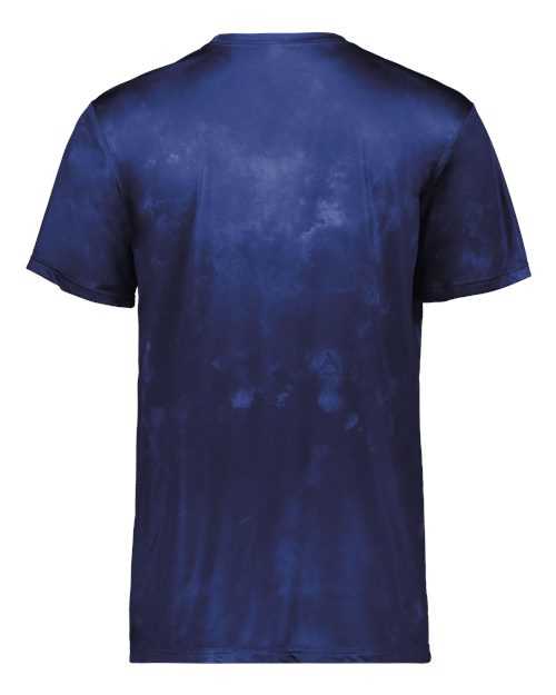 Holloway 222596 Cotton-Touch Cloud T-Shirt - Navy Cloud Print - HIT a Double