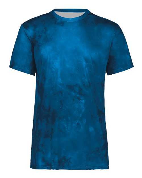 Holloway 222596 Cotton-Touch Cloud T-Shirt - Royal Cloud Print - HIT a Double