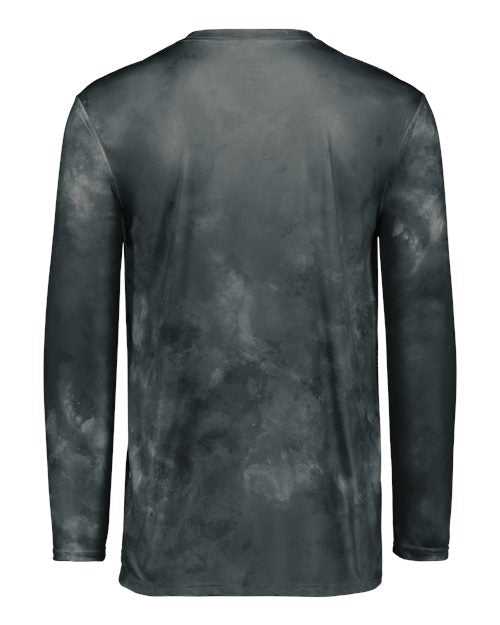 Holloway 222597 Cotton-Touch Cloud Long Sleeve T-Shirt - Storm Cloud Print - HIT a Double