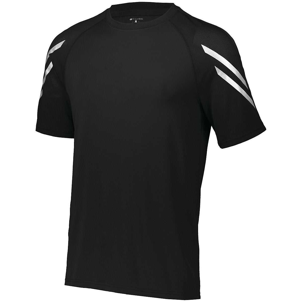 Holloway 222606 Youth Flux Shirt Short Sleeve - Black - HIT a Double
