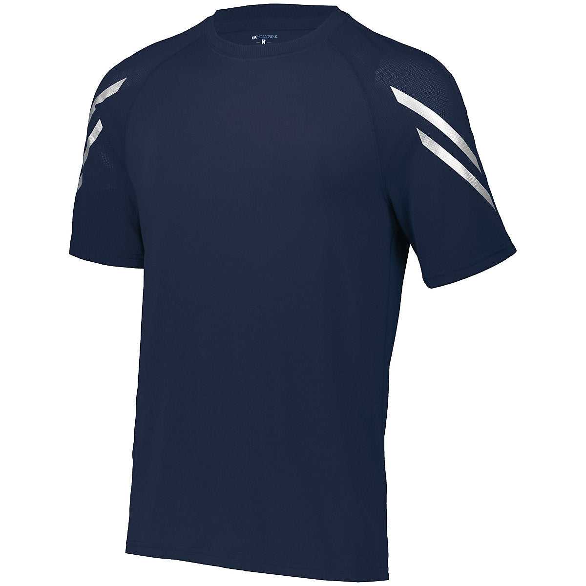 Holloway 222606 Youth Flux Shirt Short Sleeve - Navy - HIT a Double
