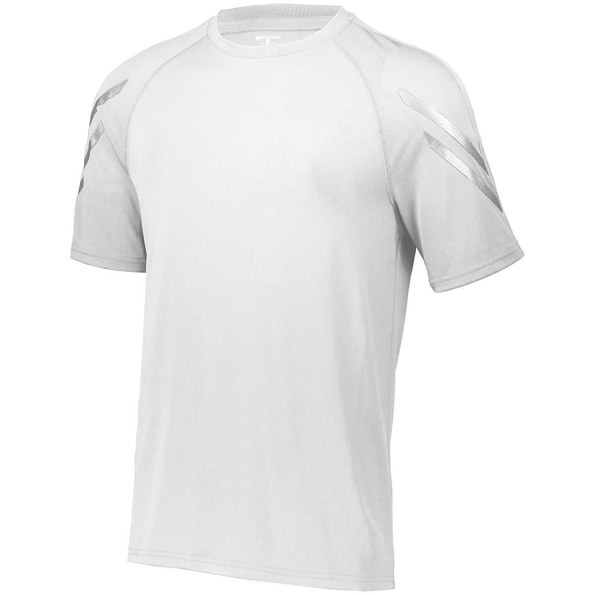 Holloway 222606 Youth Flux Shirt Short Sleeve - White - HIT a Double