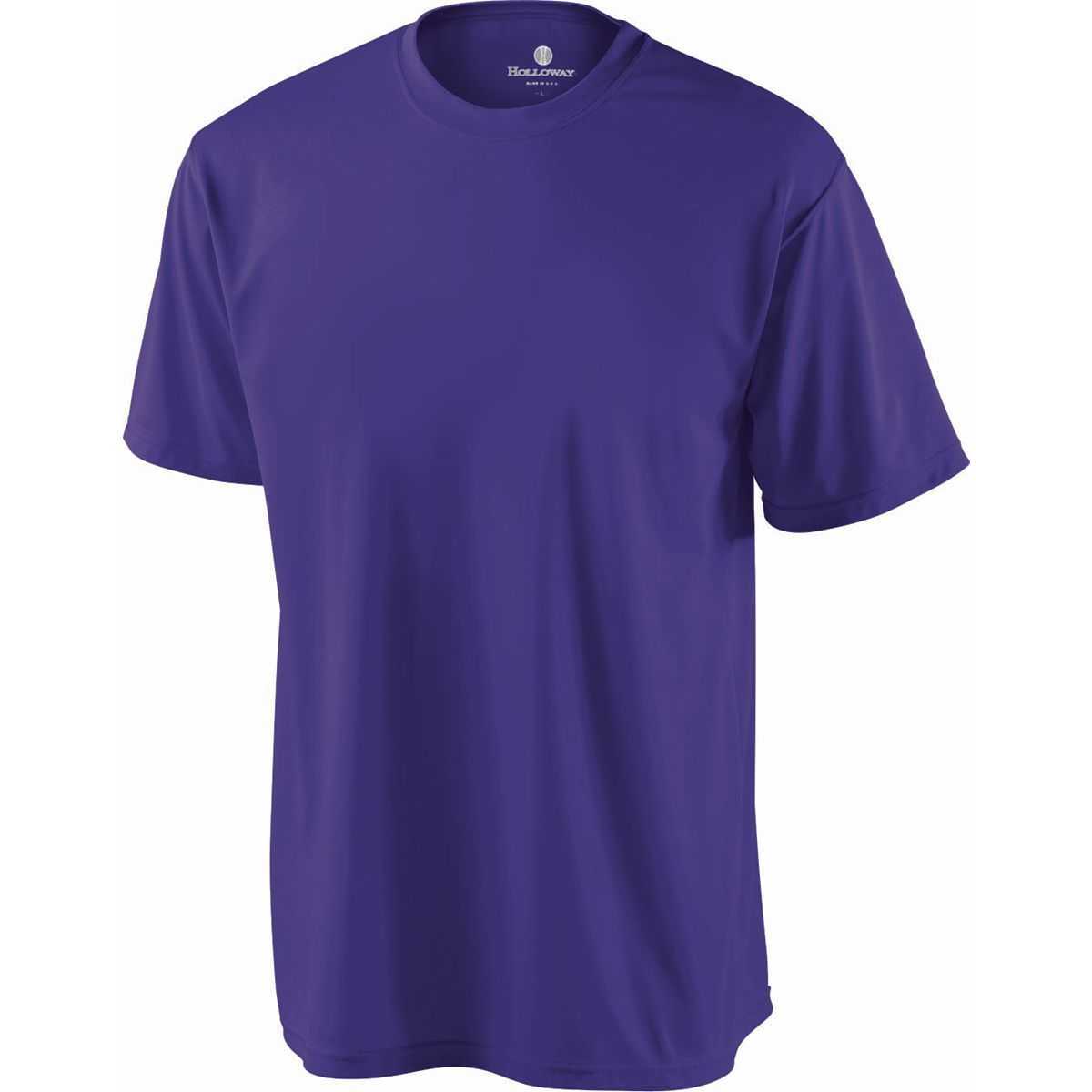Holloway 222620 Youth Zoom 2.0 Shirt - Purple - HIT a Double