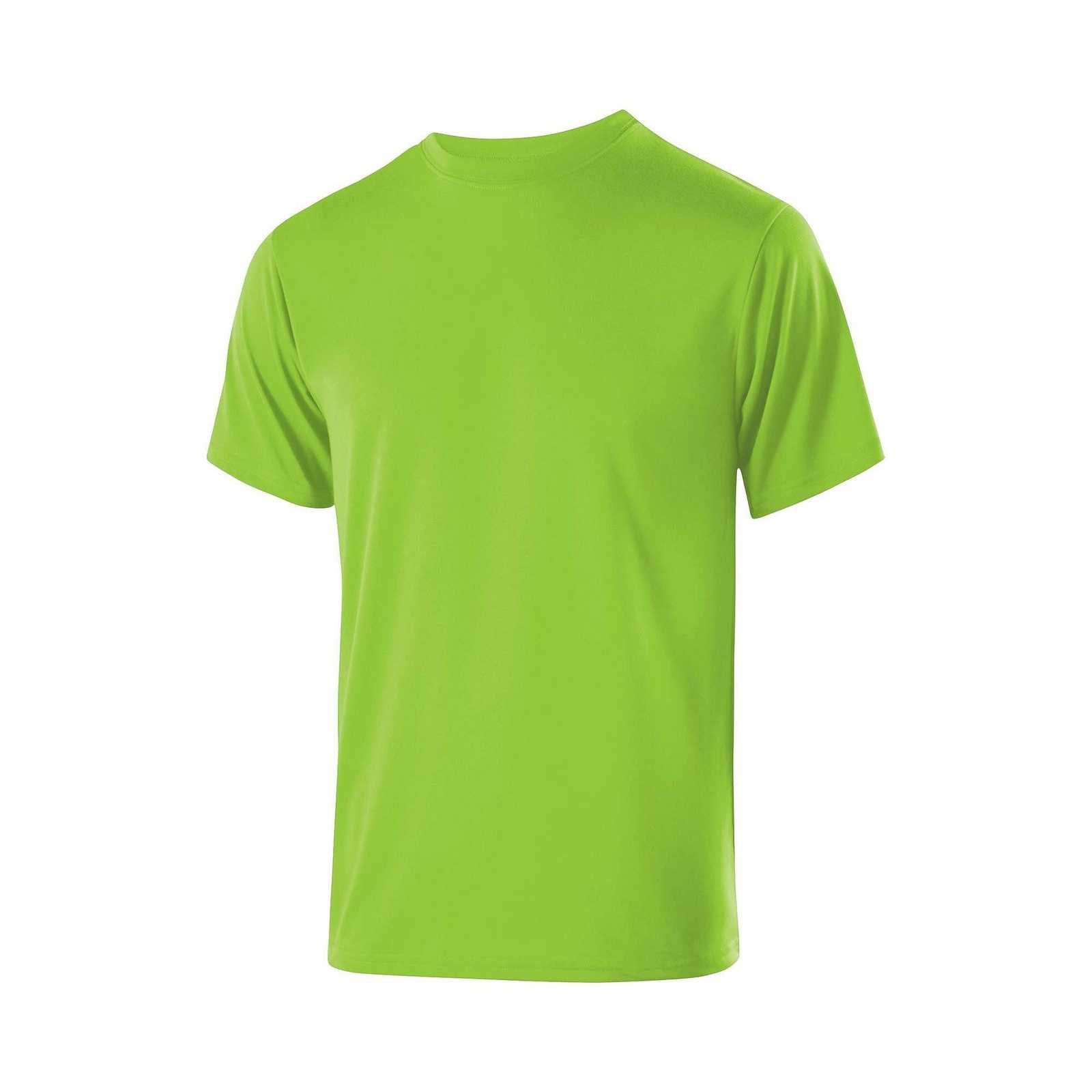 Holloway 222623 Youth Gauge Shirt Short Sleeve - Lime - HIT a Double