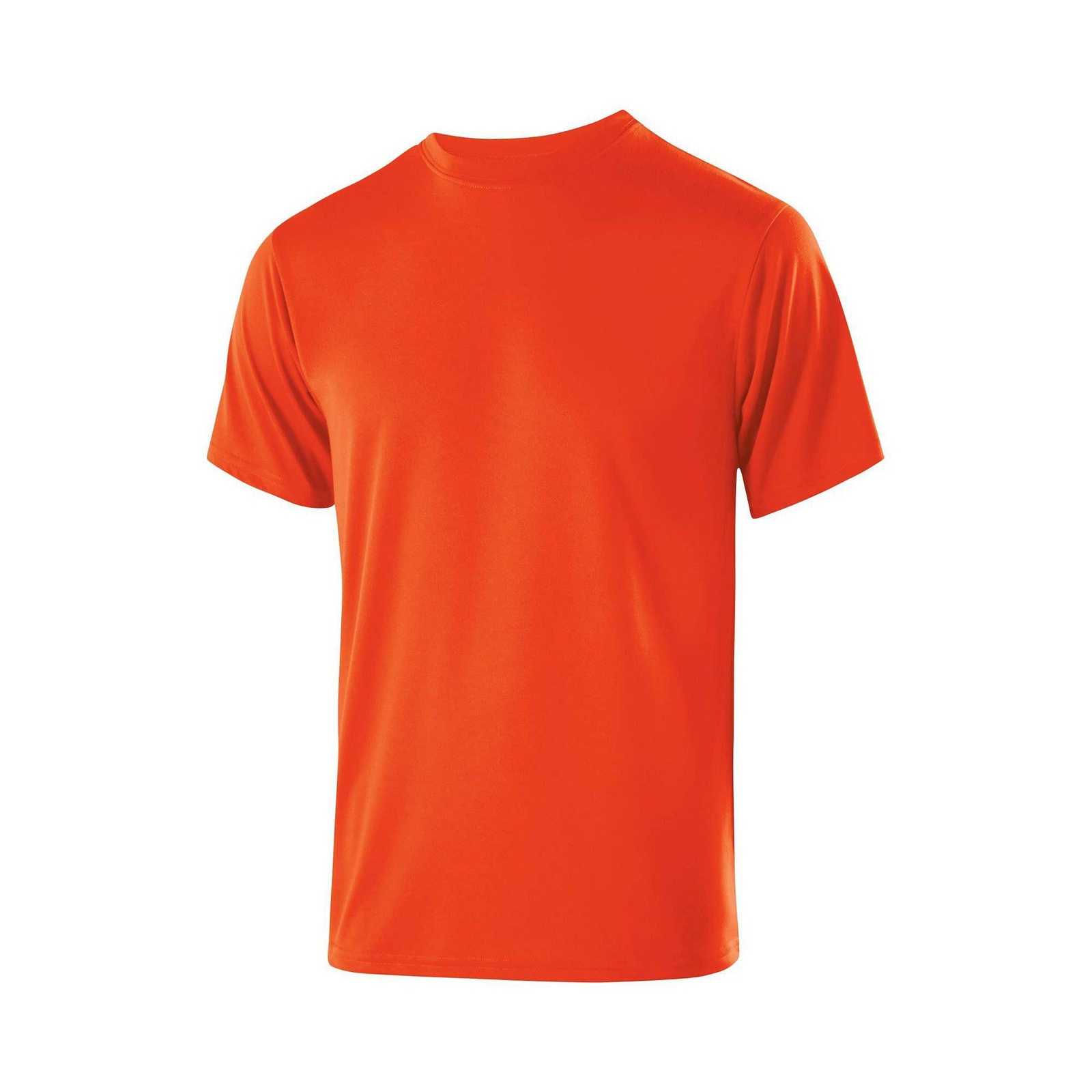 Holloway 222623 Youth Gauge Shirt Short Sleeve - Orange - HIT a Double