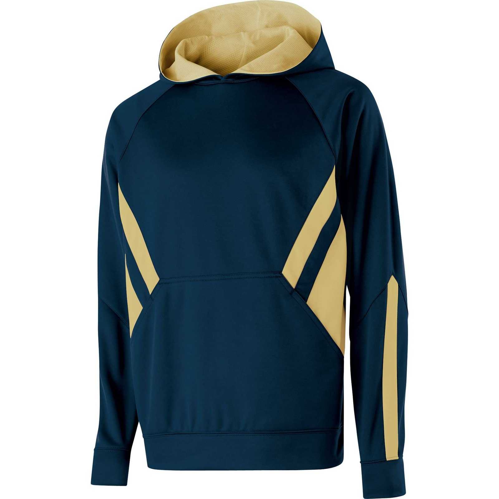 Holloway 222633 Youth Argon Hoodie - Navy Vegas Gold - HIT a Double