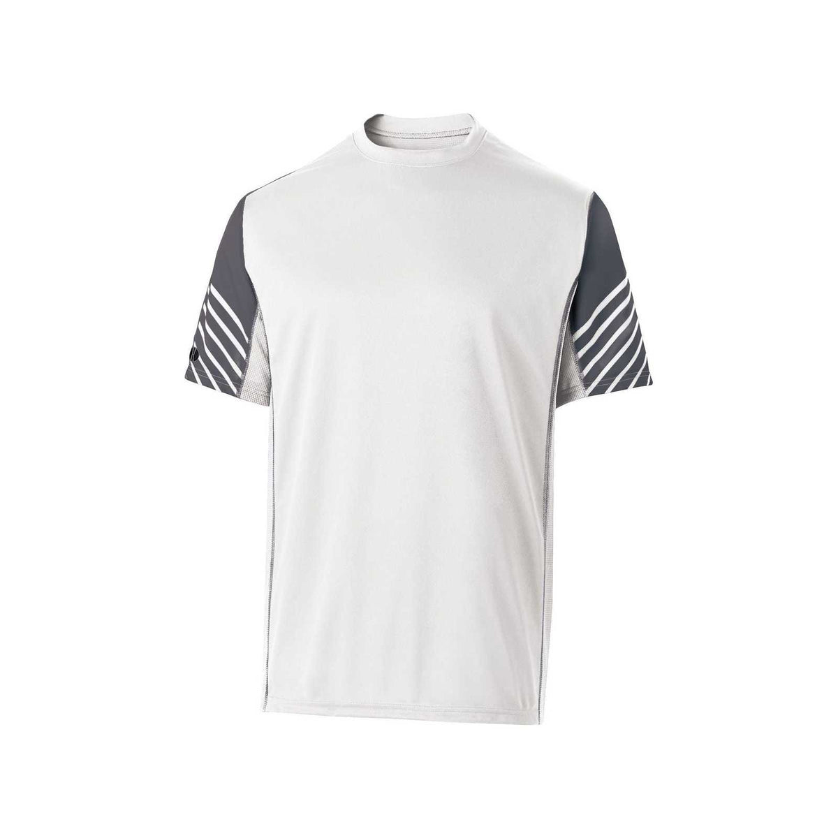 Holloway 222644 Youth Arc Shirt Short Sleeve - White Carbon - HIT a Double